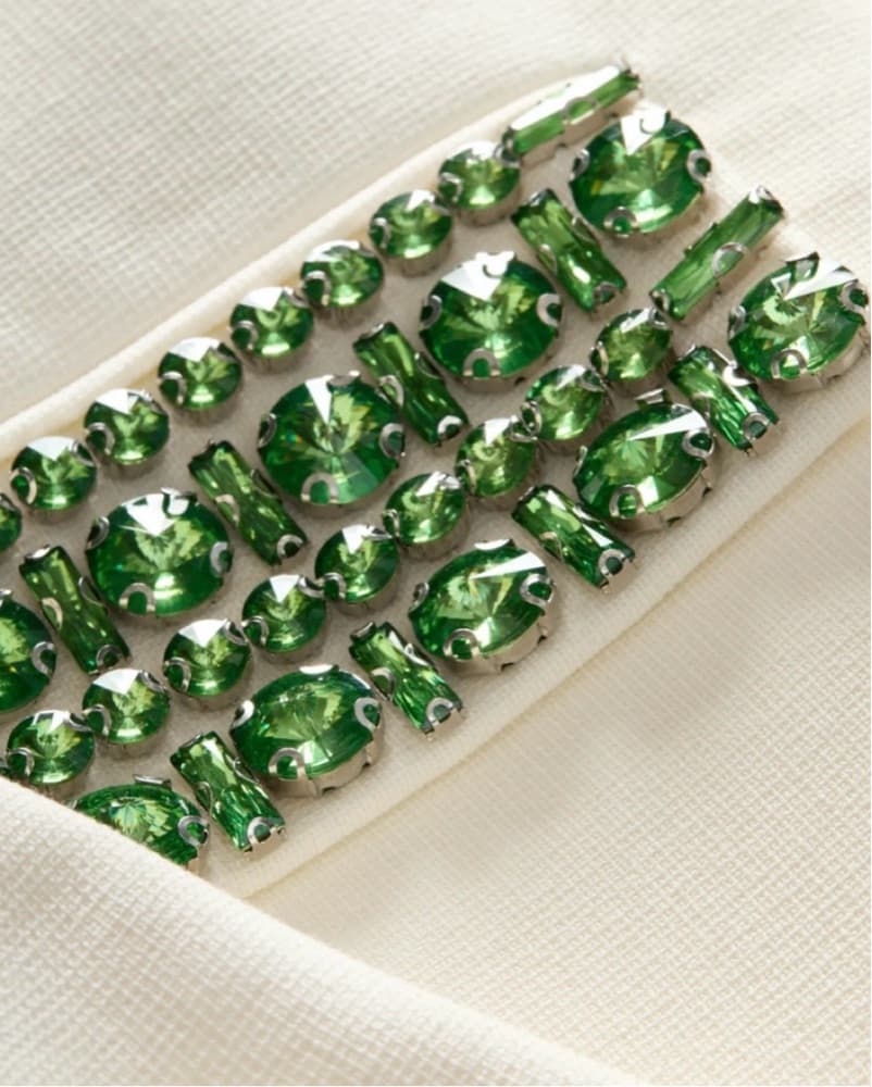 Veronica Beard Imogen Embellished Croppe - Image 3