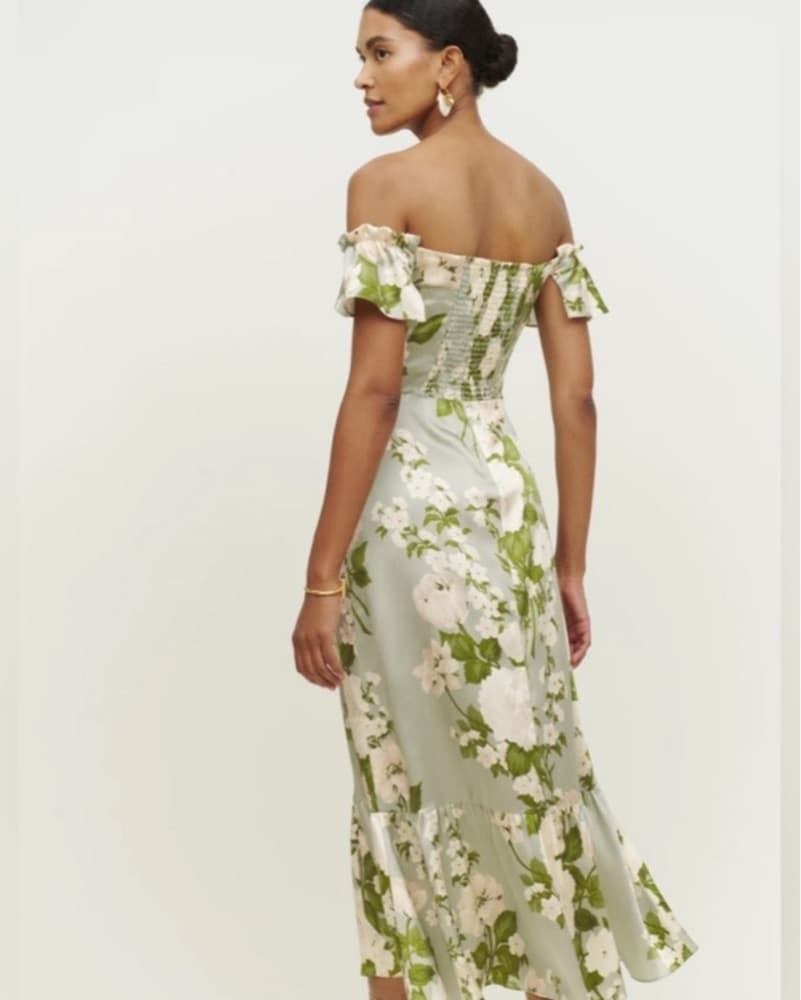 Reformation Sianna Silk Dress  - Image 4