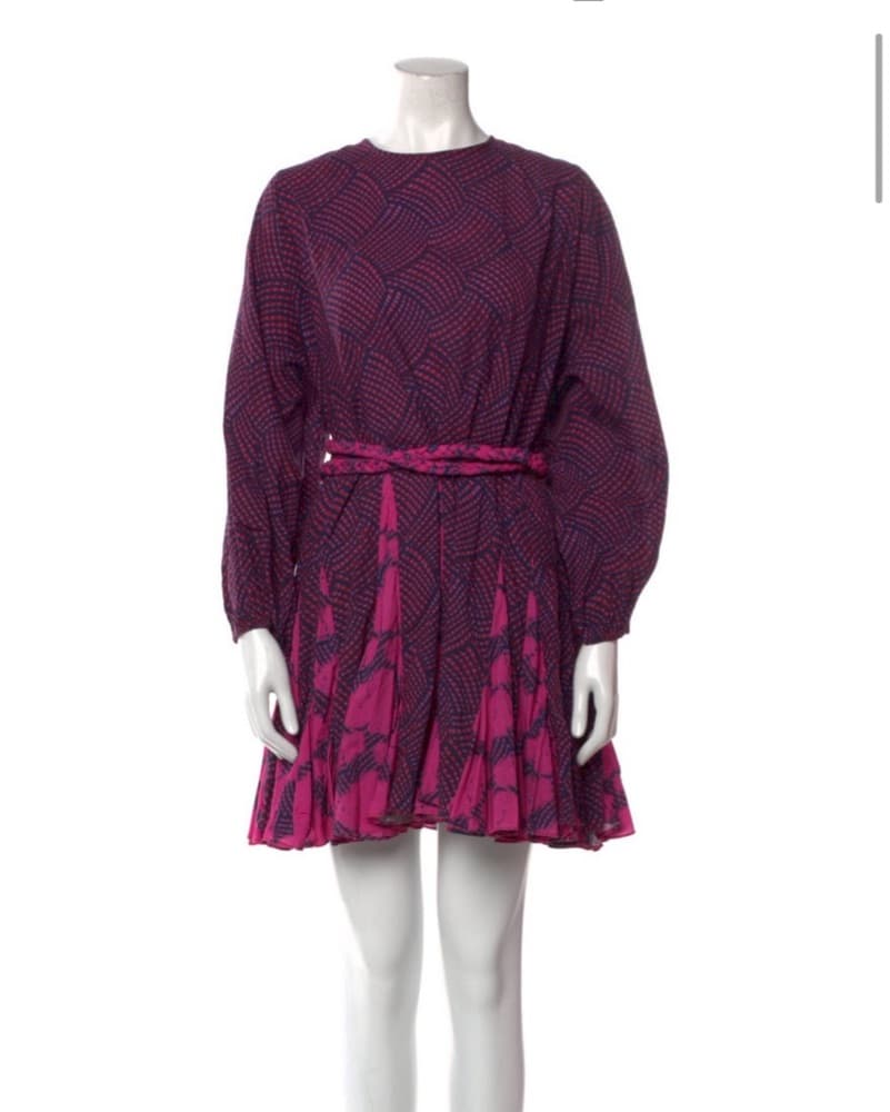 Rhode Floral Puff Sleeve Mini Dress176 - Image 1