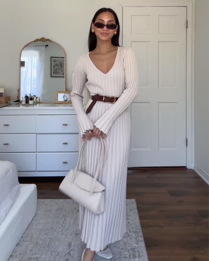 Dissh Knit Long Sleeve Dress - Image 1