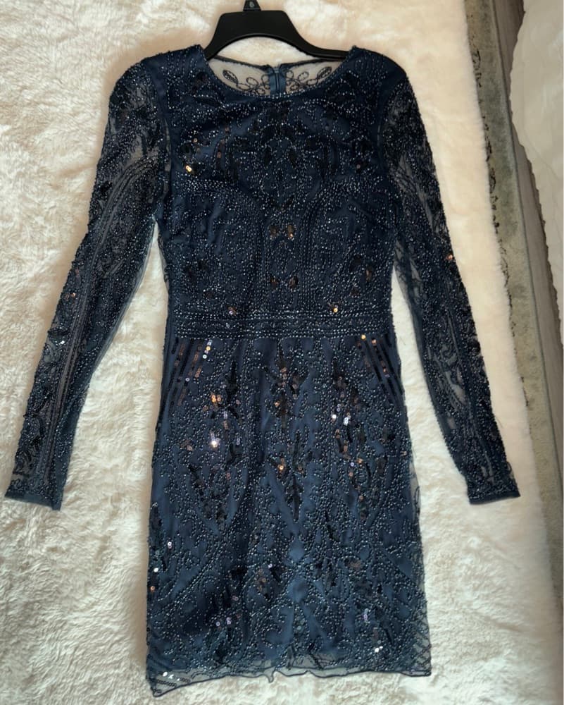 navy formal dress - Image 1
