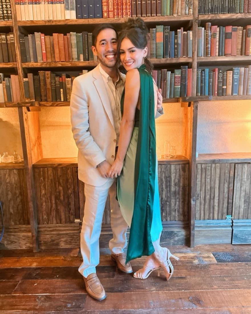 Baobab Green Ombre Scarf Dress  - Image 2