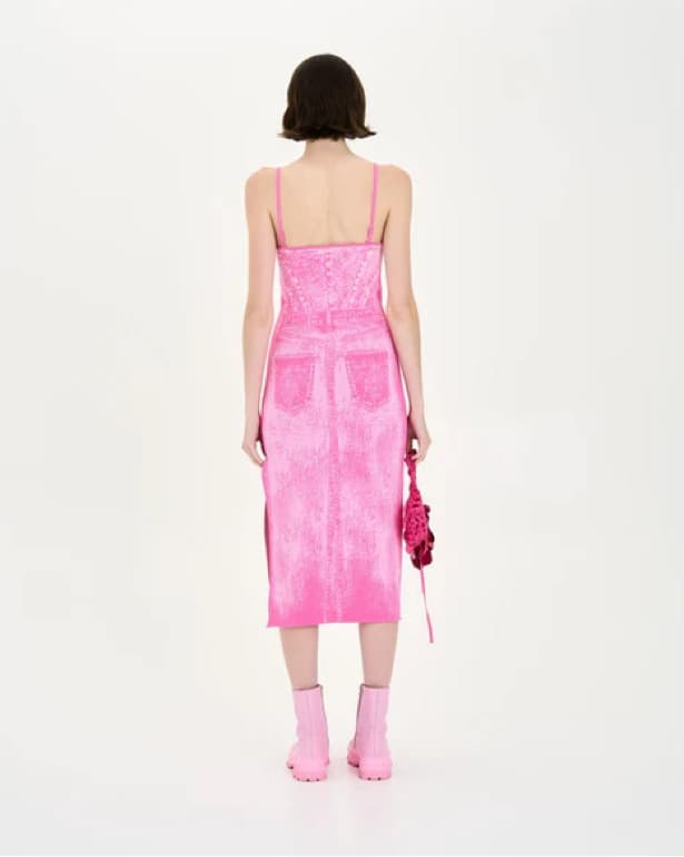 PH5 Denim Print Dress - Image 3