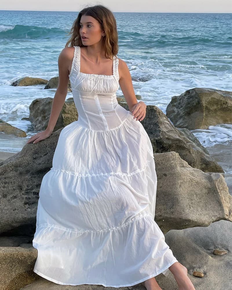 Frankies Bikinis Midi Dress - Image 1