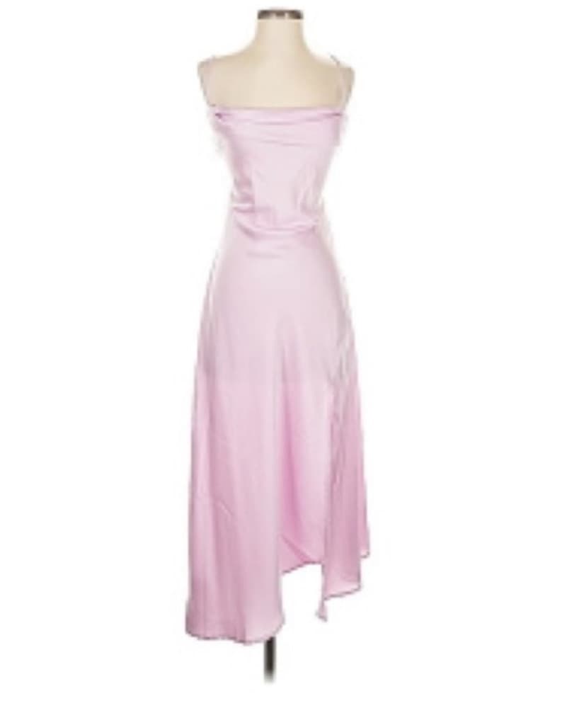 Pink Slip Midi Dress - Image 1
