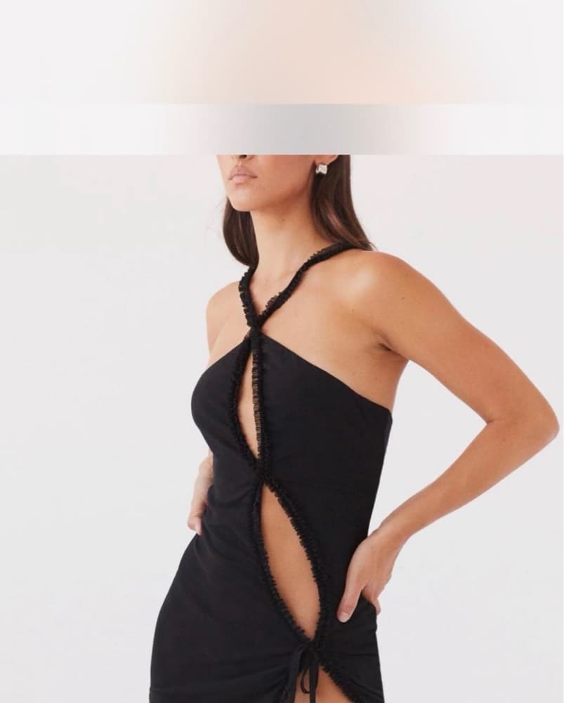 Black cutout pepermayo Dress - Image 3