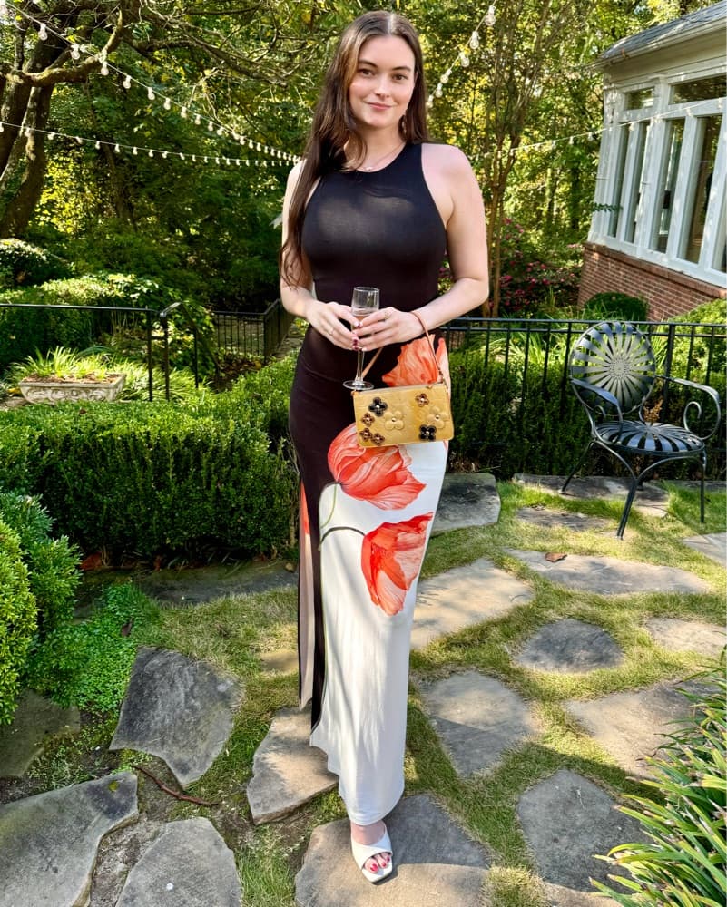 Alice + Olivia Floral Maxi Dress - Image 4