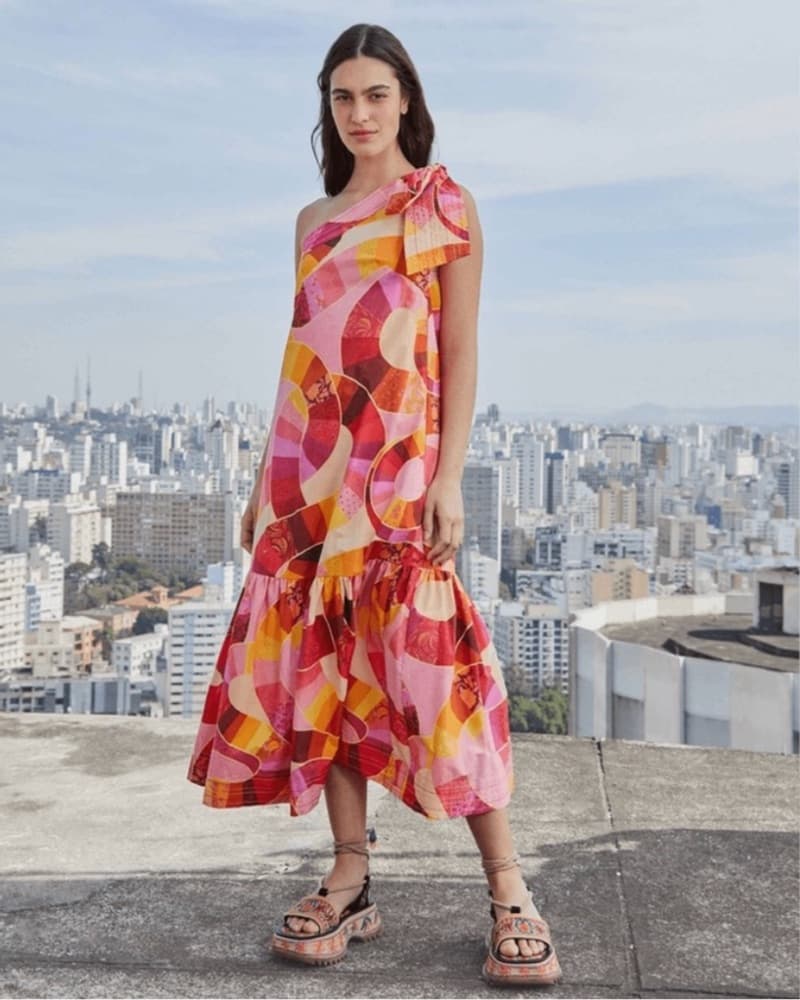 Farm Rio Twirl Patch Dress - Image 3