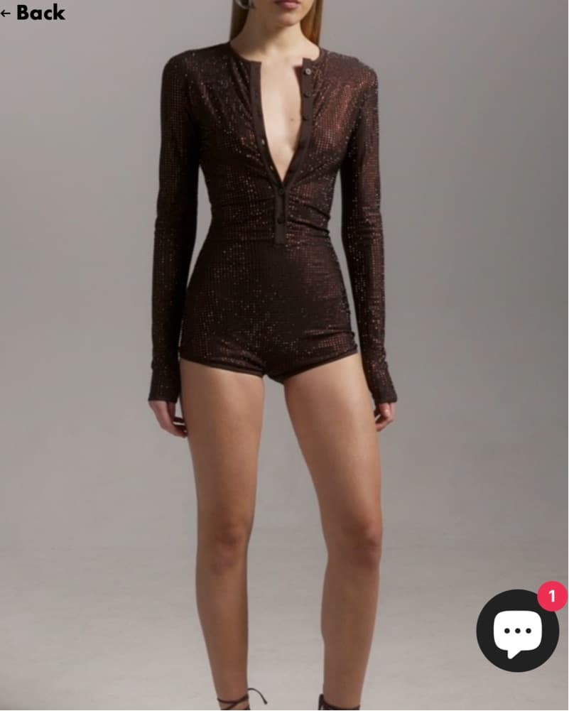 Cultnaked Good Girl jumpsuit in Brown - Image 4