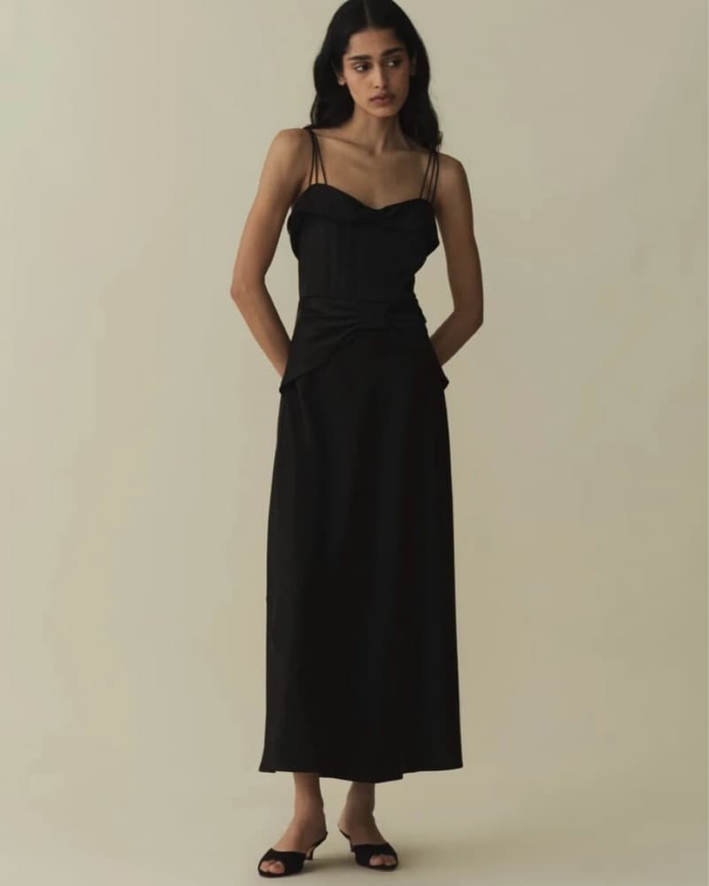 Doen Donetta Dress- Black - Image 1