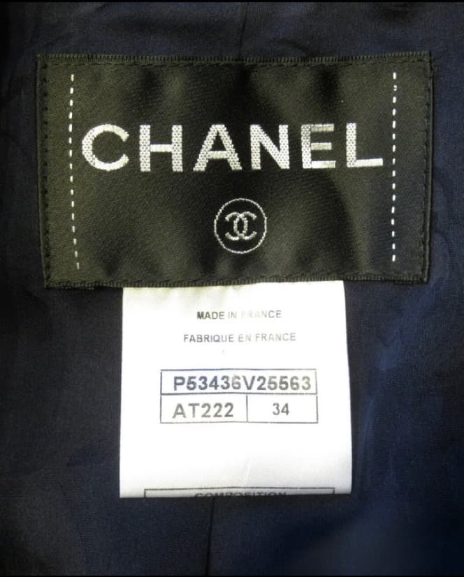 CHANEL size 34 blue cotton COAT DRESS - Image 2