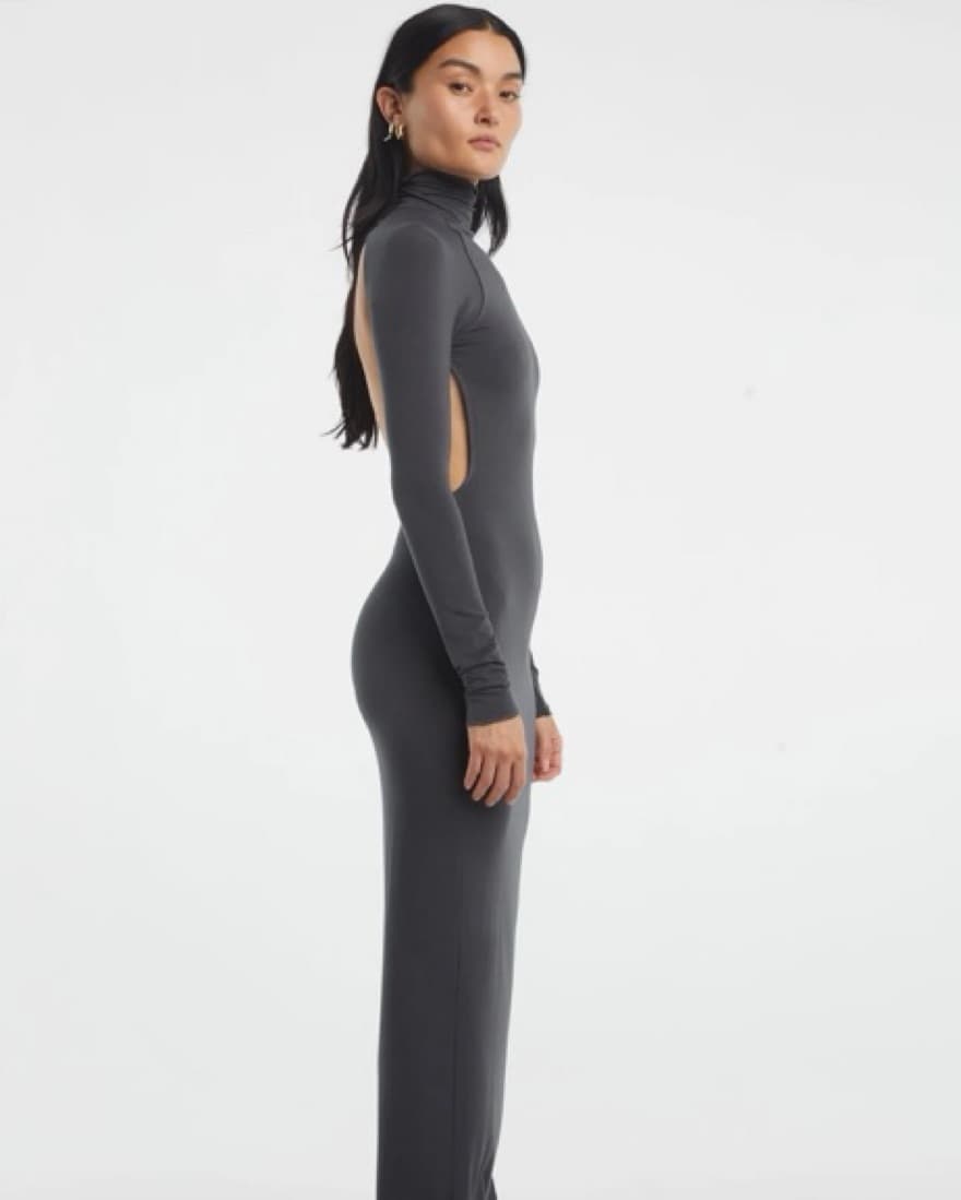 Lenny Turtleneck Dress Maxi Line By k - Image 2