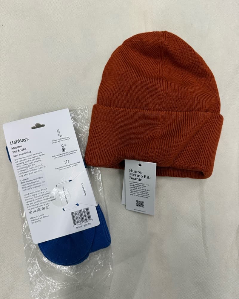 Snow Beanie And Ski Socks  - Image 1