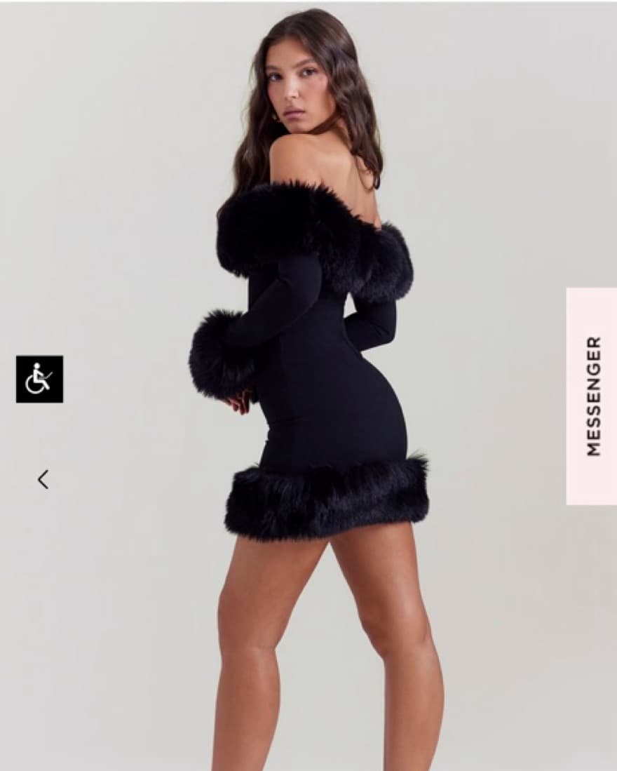 House of CB Keilani Black Mini Dress - Image 3
