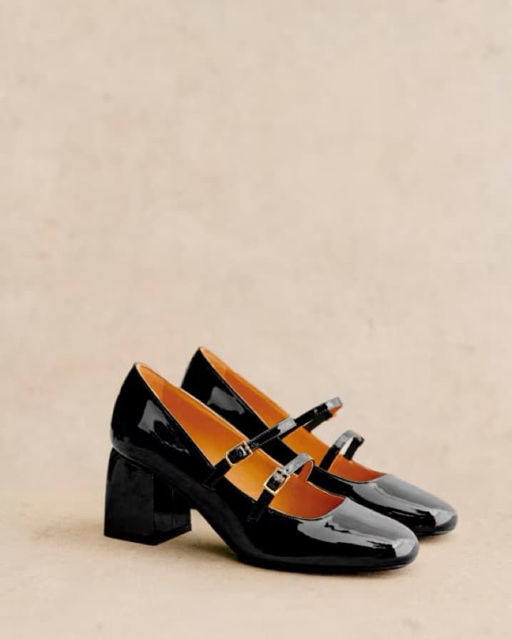 Sezane Soline Mary Janes Black - Image 1