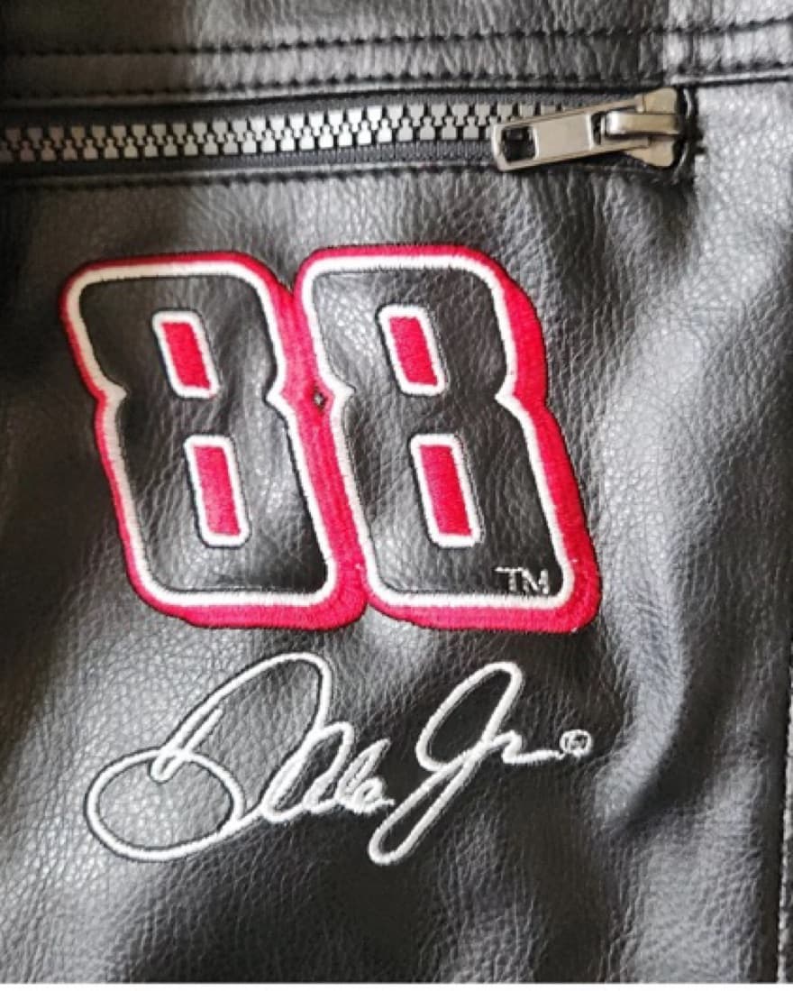 Nascar Dale Earnhardt Leather Jacket - Image 5