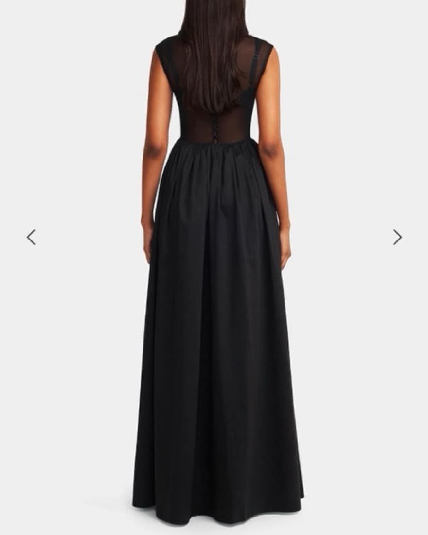 Elegant Black Maxi Dress - Image 3
