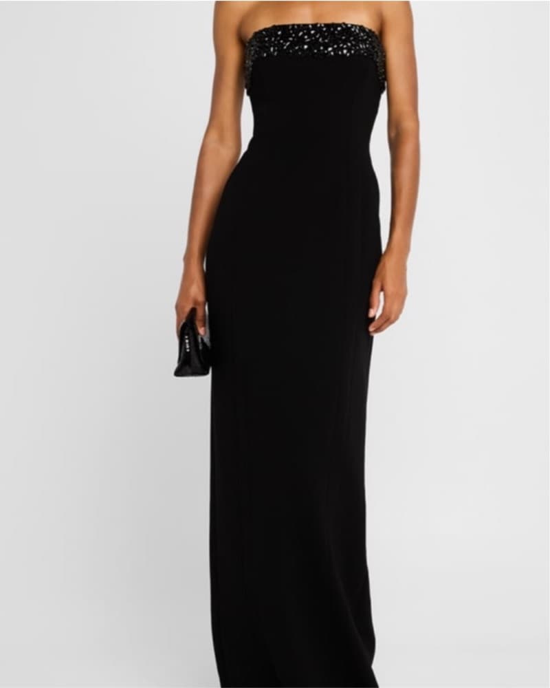 A.L.C Embellished Black Gown - Image 3
