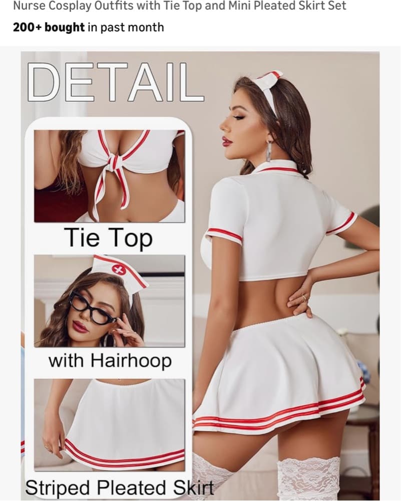 Nurse Costume  - Image 2