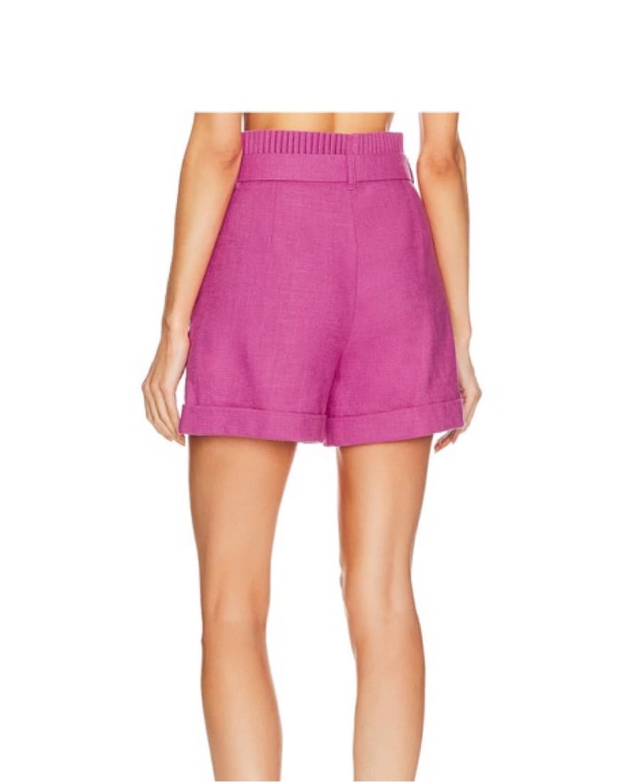 Revolve Fuchsia High-Waisted Shorts - Image 2