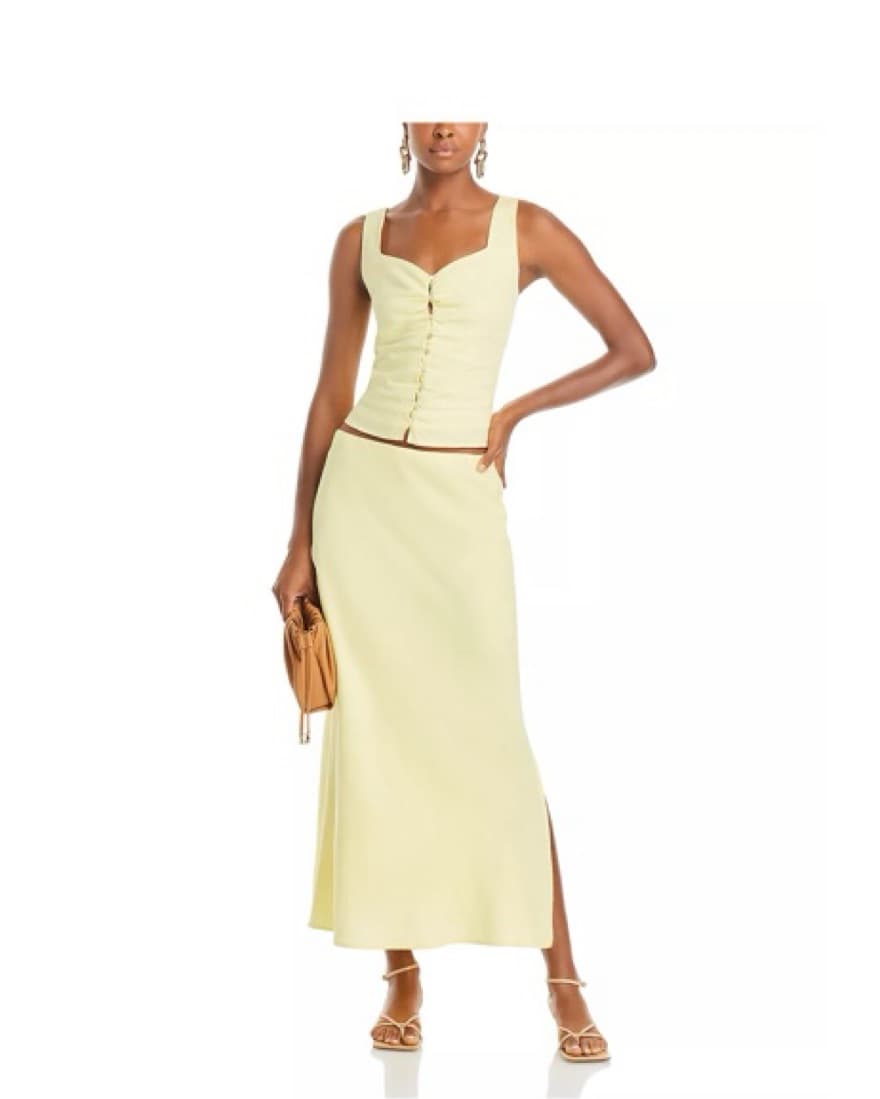 Lucy Paris Yellow Linen Set - Image 1