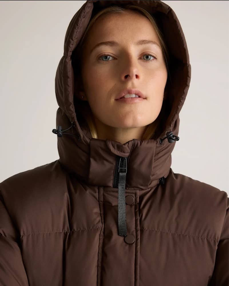 Chocolate Brown Down Puffer - Image 3