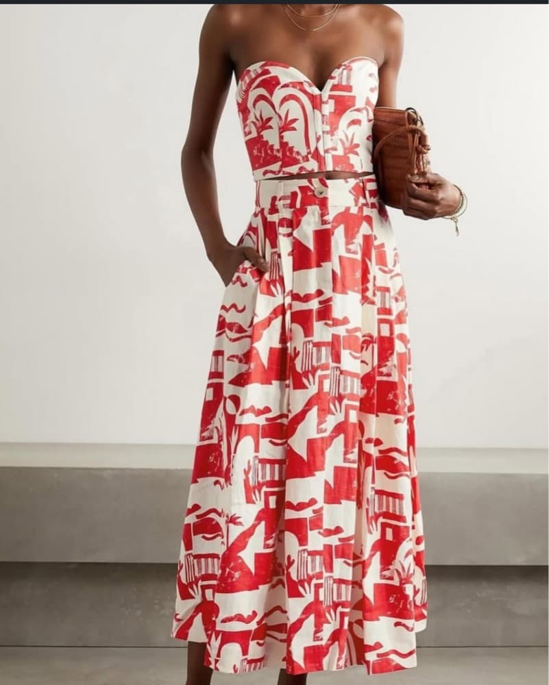 Mara Hoffman Two Piece Skirt Set - Image 1