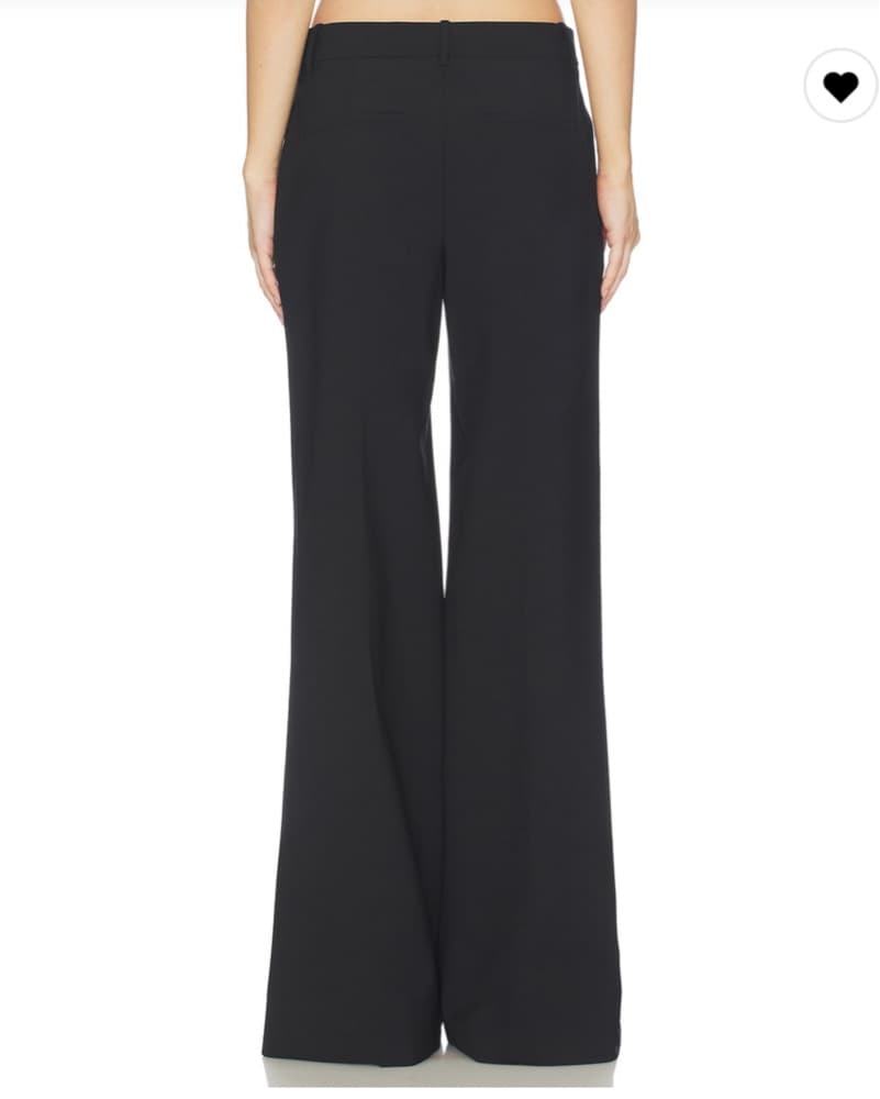 Fluid Flare Pants In Black  - Image 4