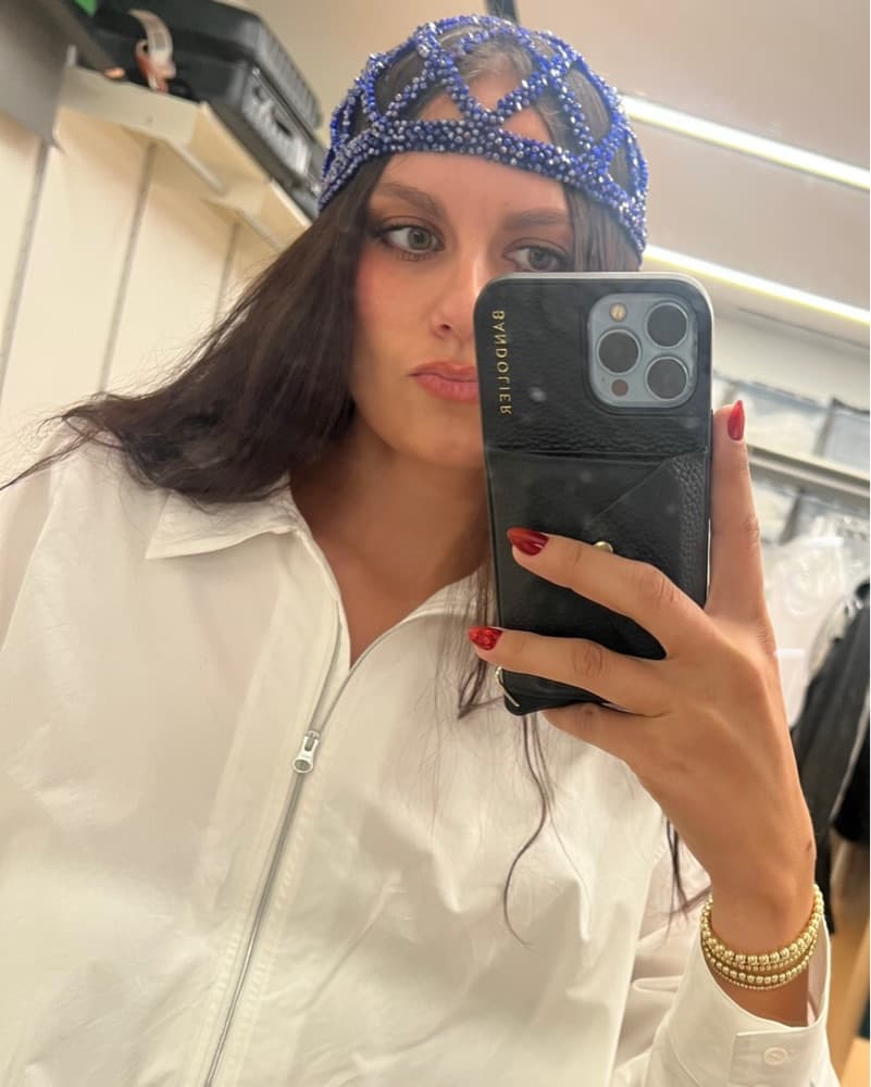 Sparkly Beaded Hat - Image 2
