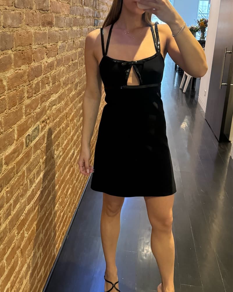 Sparkling Sequin-Adorned Cocktail Dress - Image 1