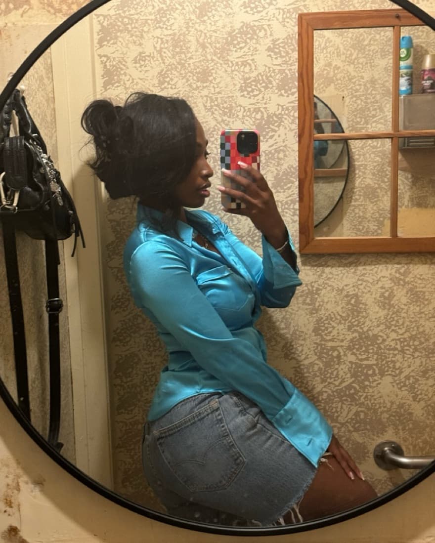 Shiny Blue D&G Button Down - Image 2