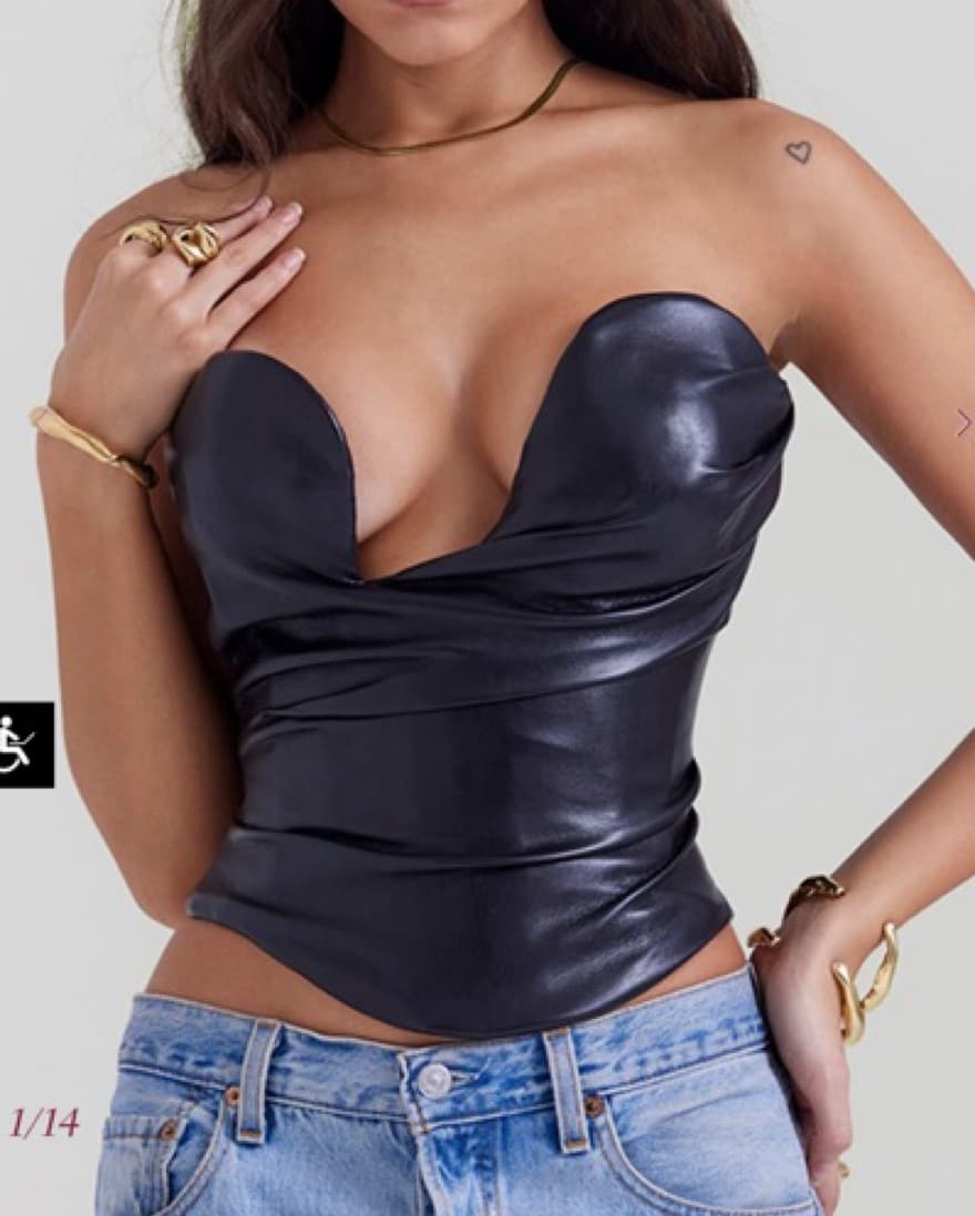 HouseofCB Leather Corset - Image 2