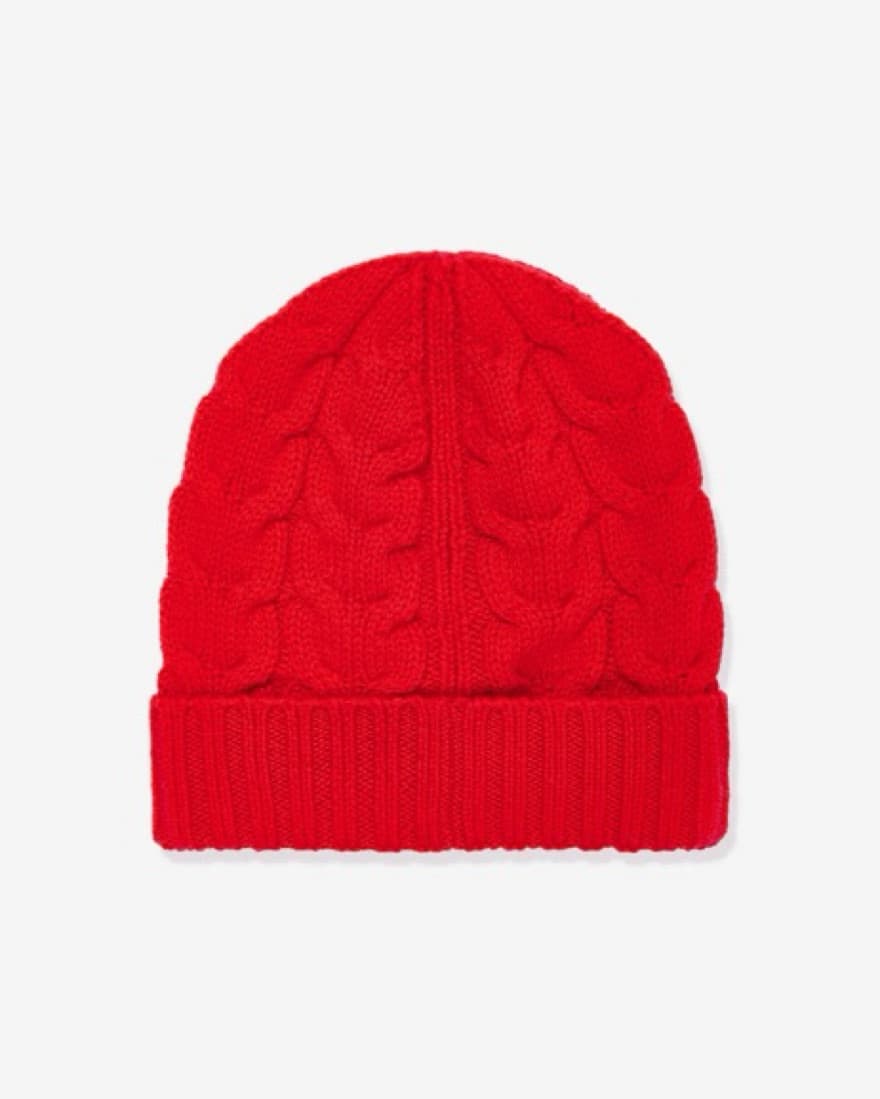 Moncler Knit Red Beanie - Image 2