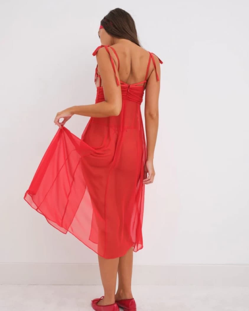 Anika Midi Slip Dress - Image 2