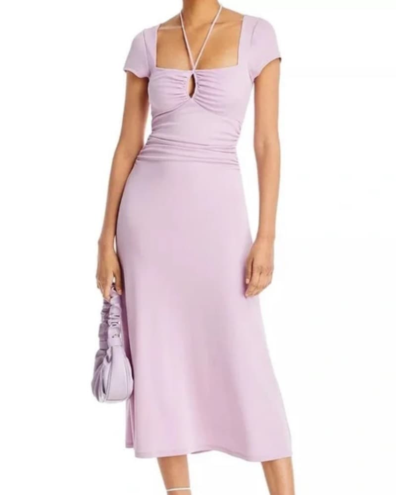 Cinq A Sept Janis Square Neck Dress - Image 3