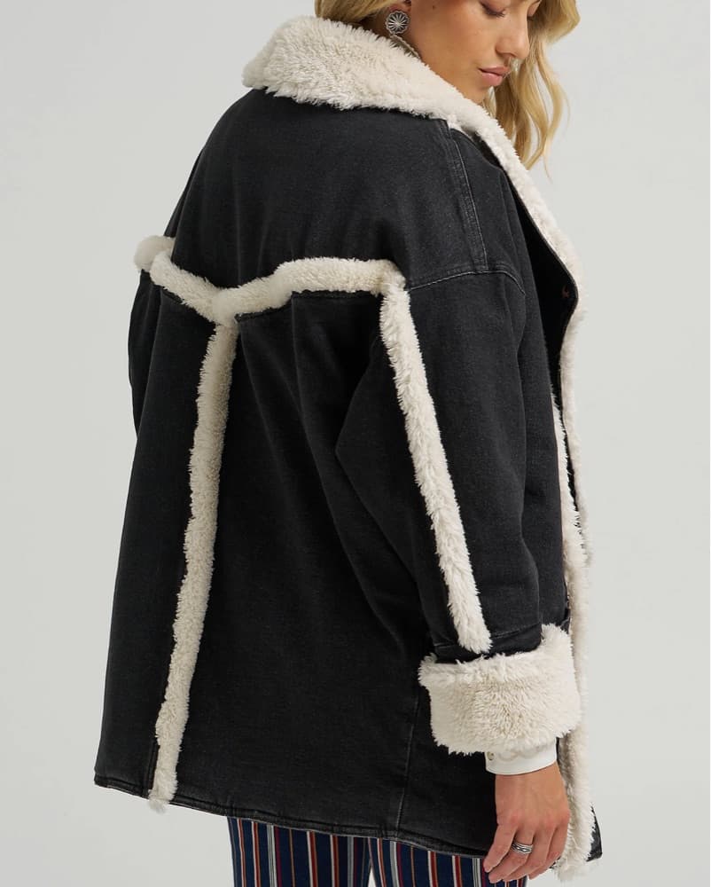 Lainey Wilson X Wrangler Fur Coat - Image 2