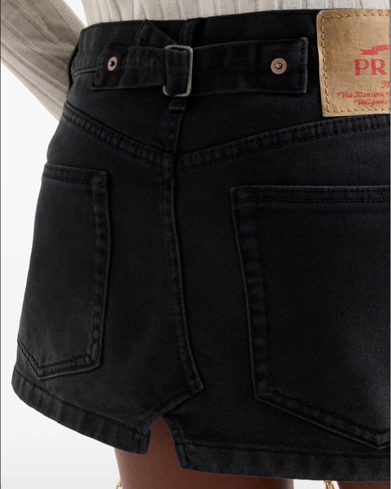Prada Denim Mini Skirt - Image 3