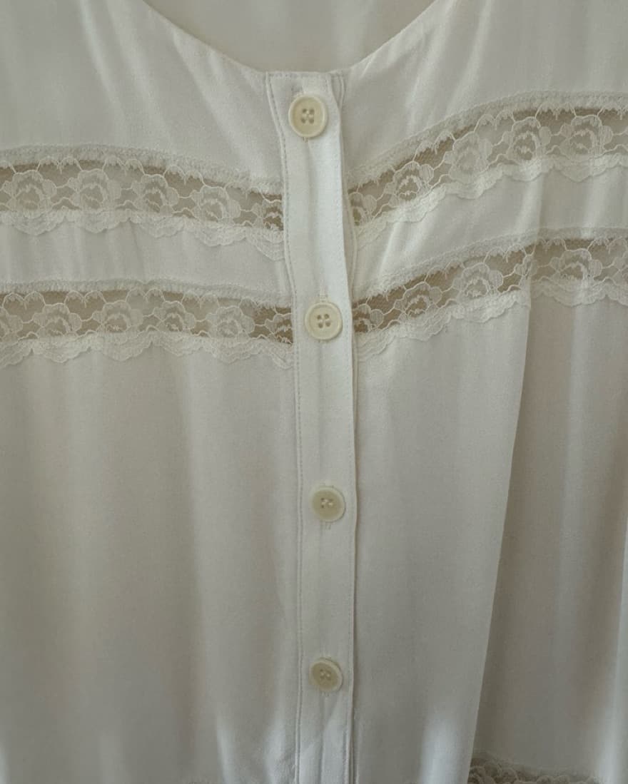 Reformation Woodson Dress In Ivory  - Image 4