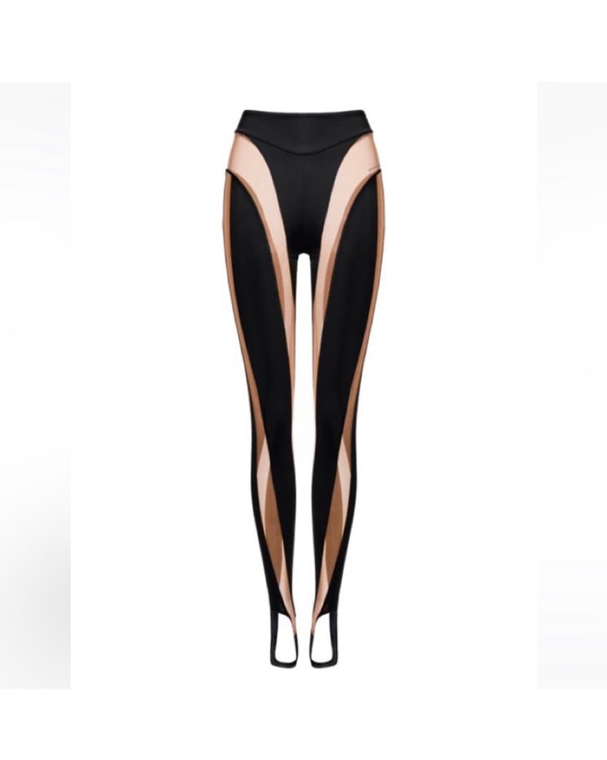 H&M x Mugler Spiral Stirrup Leggings - Image 1