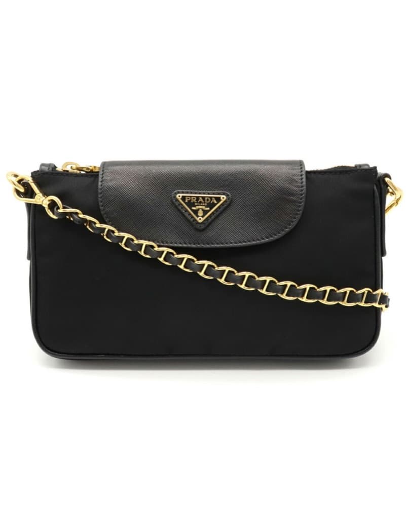 Prada Nylon Black Crossbody Bag - Image 4