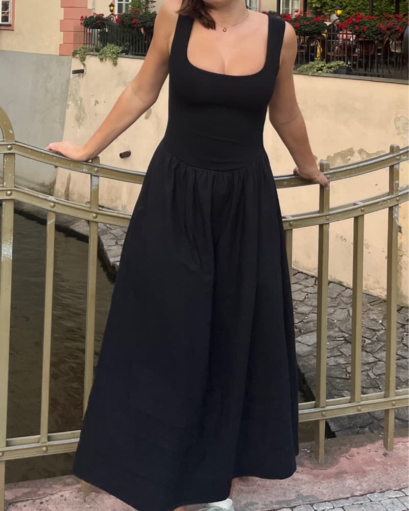 J.CREW Black Maxi Dress - Image 2