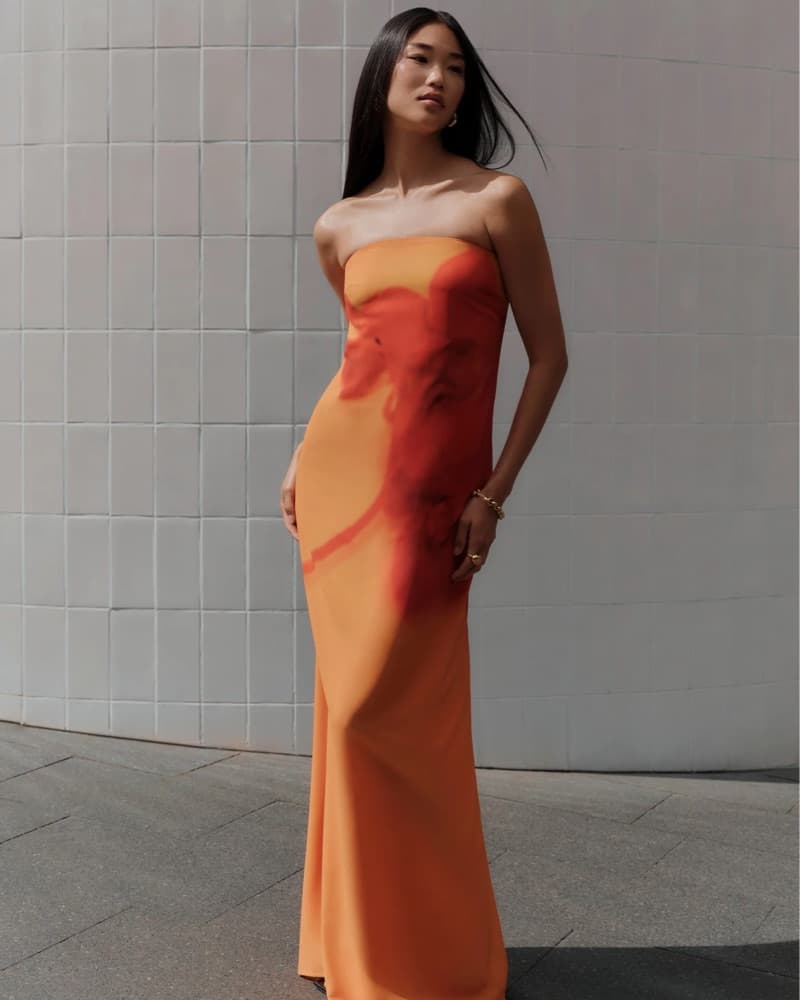 Meshki Amaya Koi Orchid Maxi Dress - Image 1