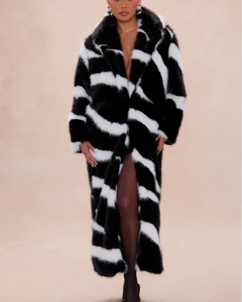 Faux Fur Coat  - Image 2