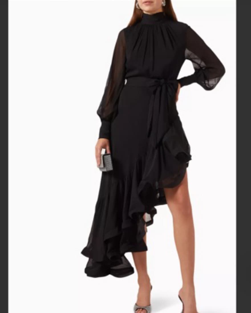 Gorgeous Black Dress With Open Back - Image 2