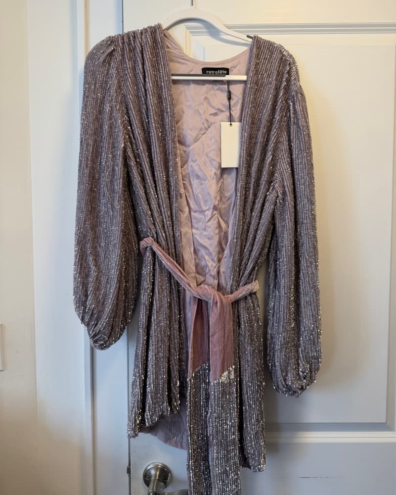 Retrofete Sequin Robe Dress  - Image 2