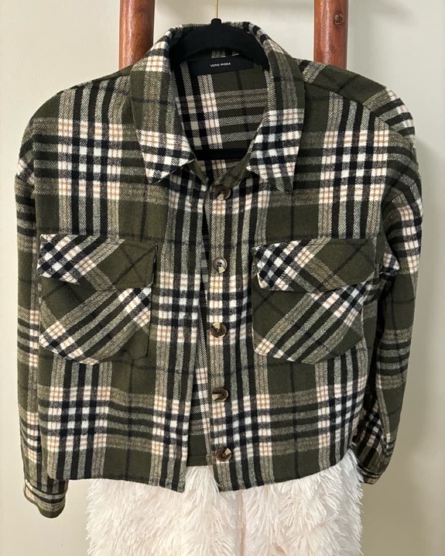 Green Plaid Lightweight Jacket  - Image 5