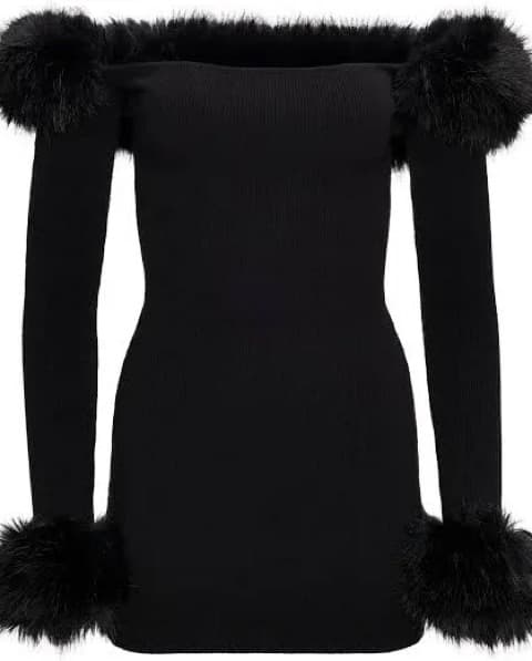 Guizio Off The Shoulder Mini Dress - Image 3