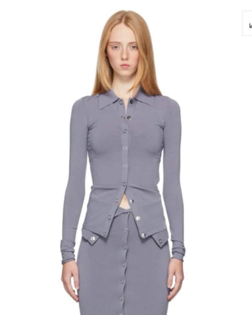 Dion Lee hosiery slim-fit shirt XS - Image 1