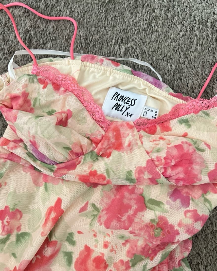 Princess Polly Floral Mini Desss - Image 2