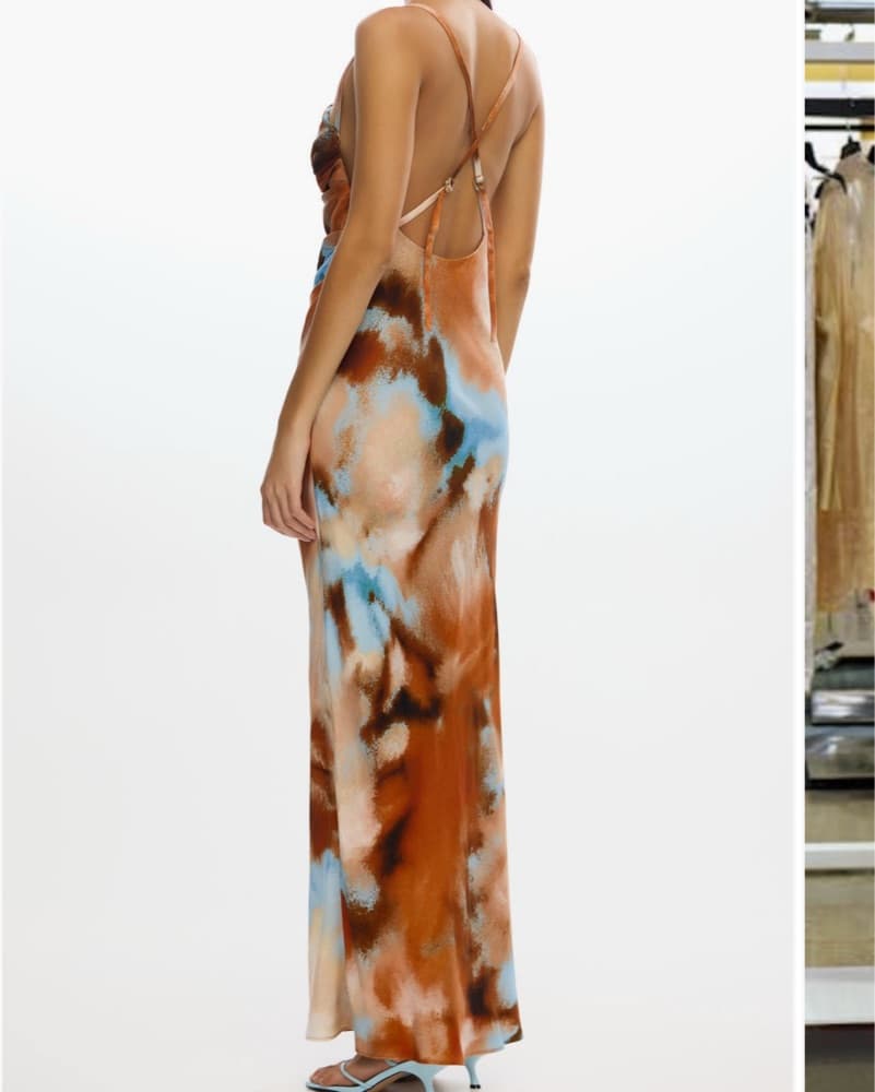 Rhode Abstract Asymmetric Neck Gown - Significant Other - Image 2